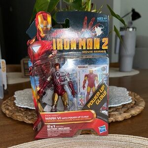 Hasbro Iron Man 2 Mark VI Figure with Power-Up Glow